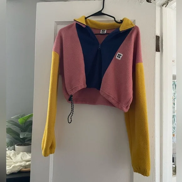 Lucy & Yak Cropped Polar Fleece - Picture 2 of 4
